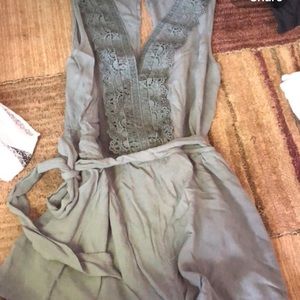 Charlotte Russe lace detail romper